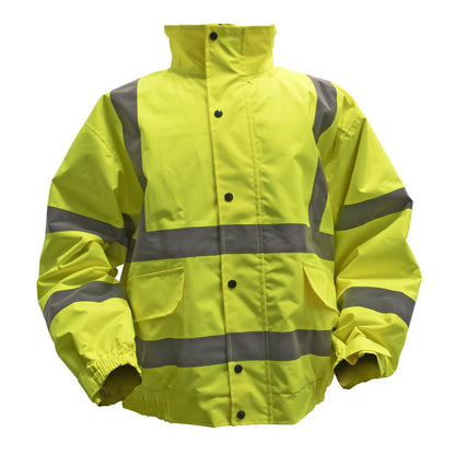 Sealey 802XXL Hi-Vis Yellow Jacket with Quilted Lining & Elasticated Waist - XX-Large Sealey