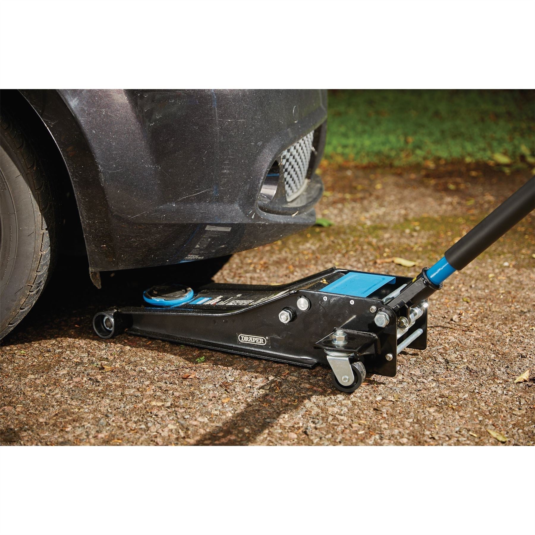 Draper 28481 Trolley Jack 3 Tonne Blue Draper