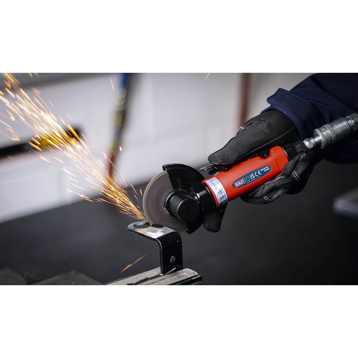 Sealey GSA26 Air Cut-Off Tool Ø75mm Straight Sealey