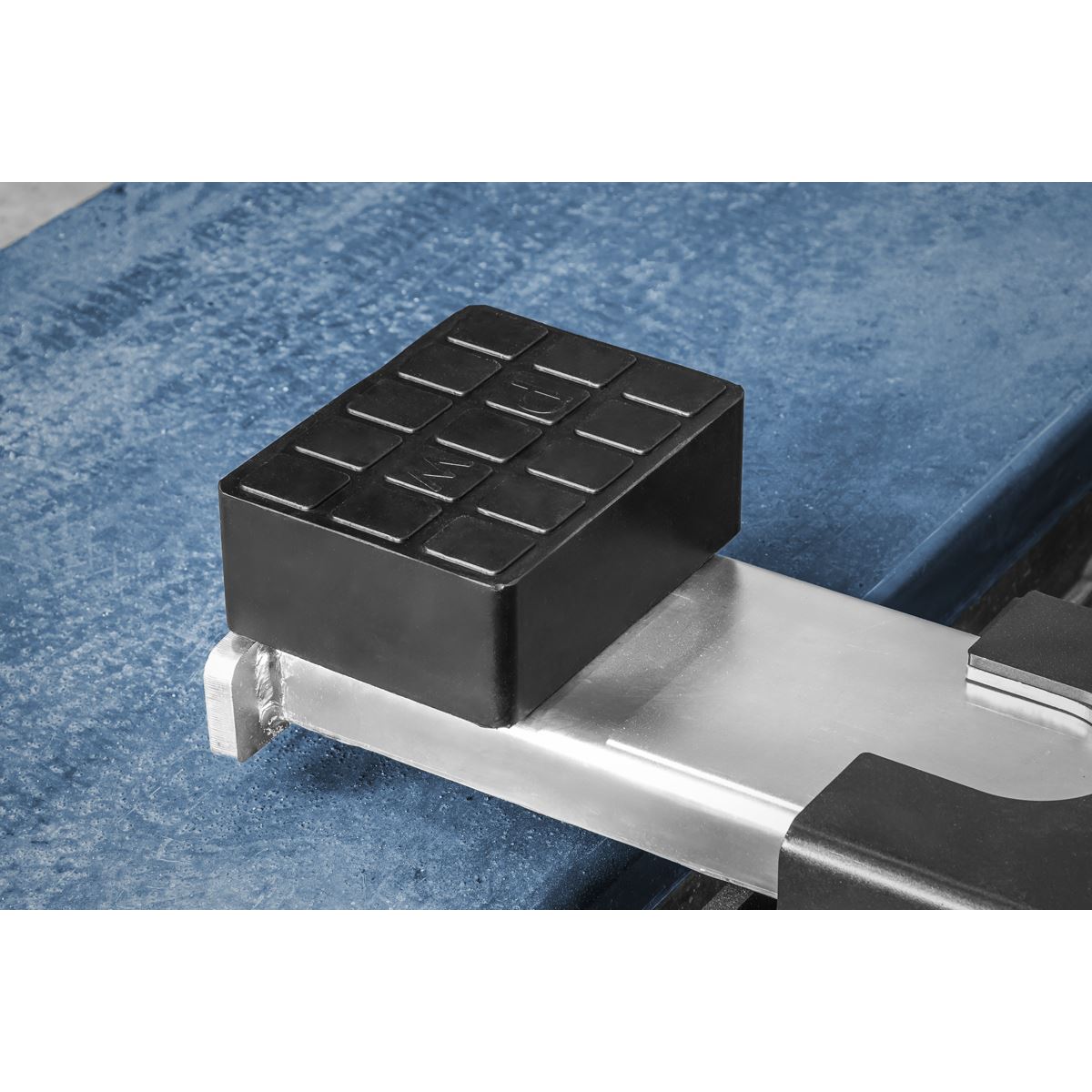 Sealey SJBEX.A02 Rubber Support Block for Viking Jacking Beams 60mm Sealey