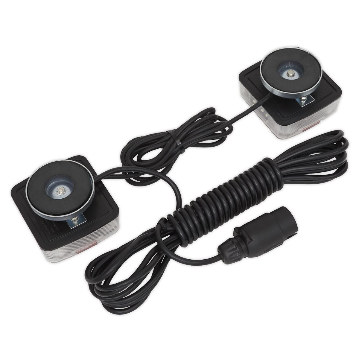 Sealey TB18LEDMAG Rear Lighting Set Magnetic LED 12V Sealey