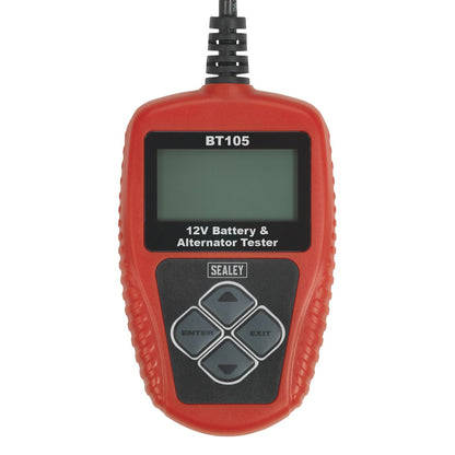 Sealey BT105 Digital Battery & Alternator Tester 12V Sealey