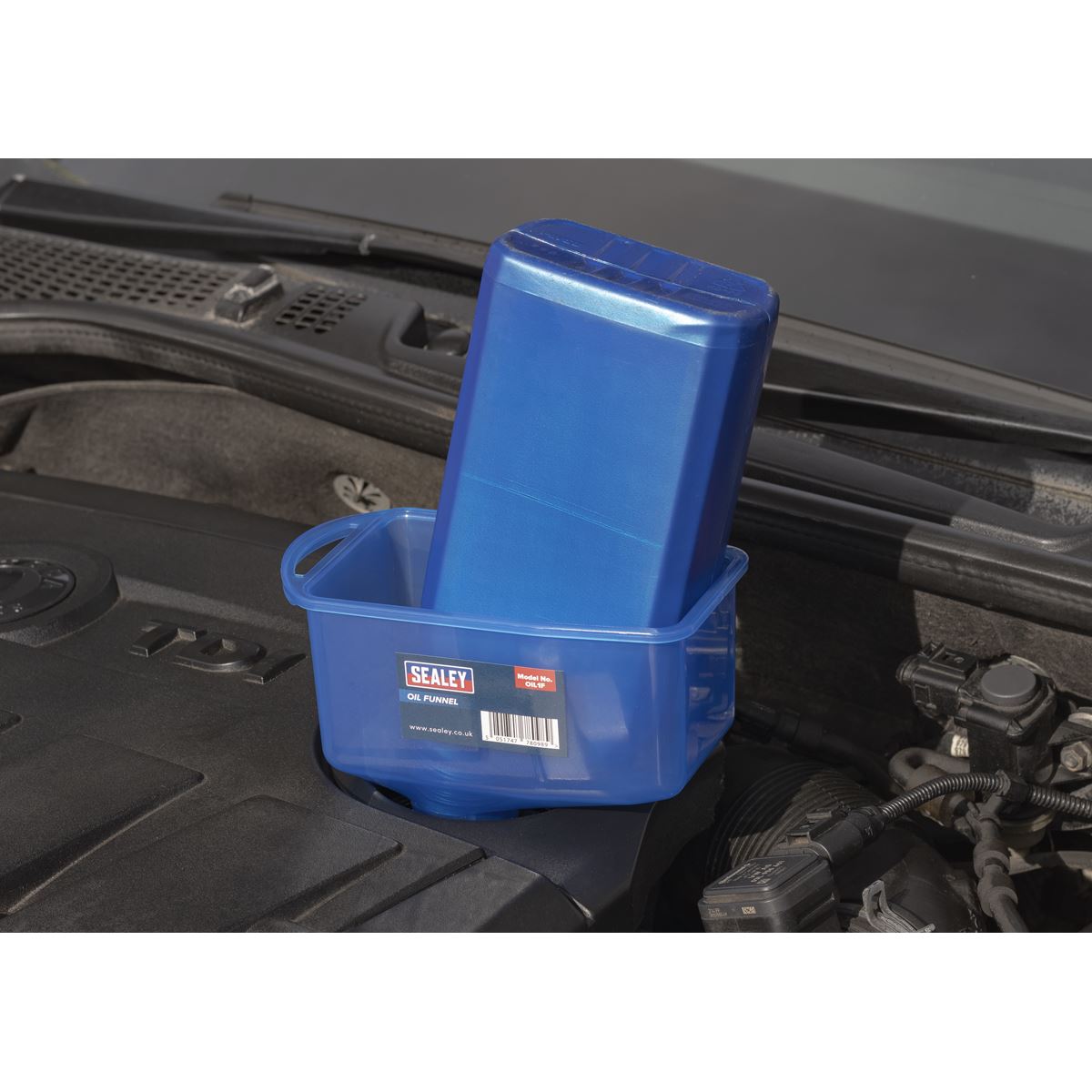Sealey OIL1F Square Oil Funnel Sealey