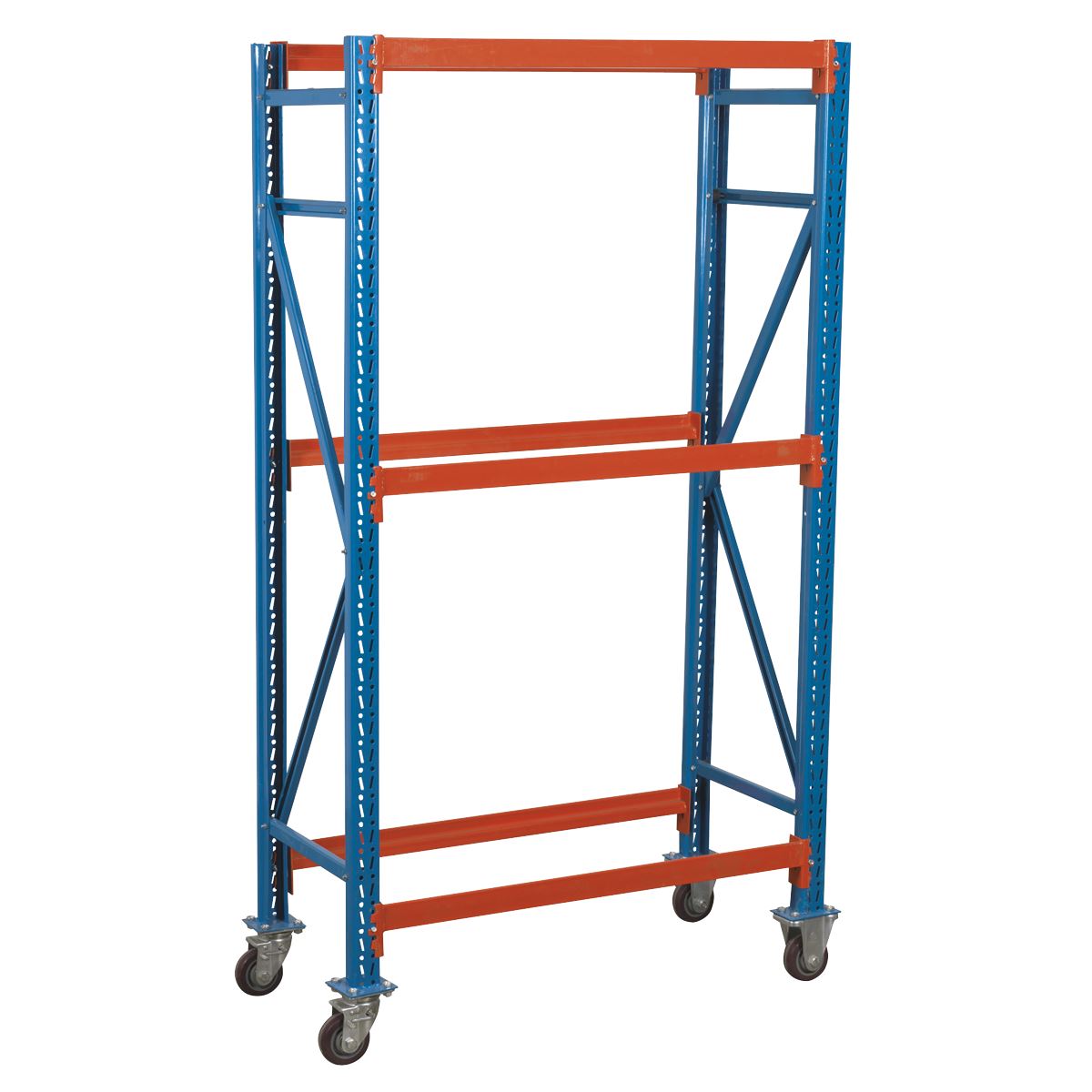 Sealey STR007 2-Level Mobile Tyre Rack 200kg Capacity Per Level Sealey