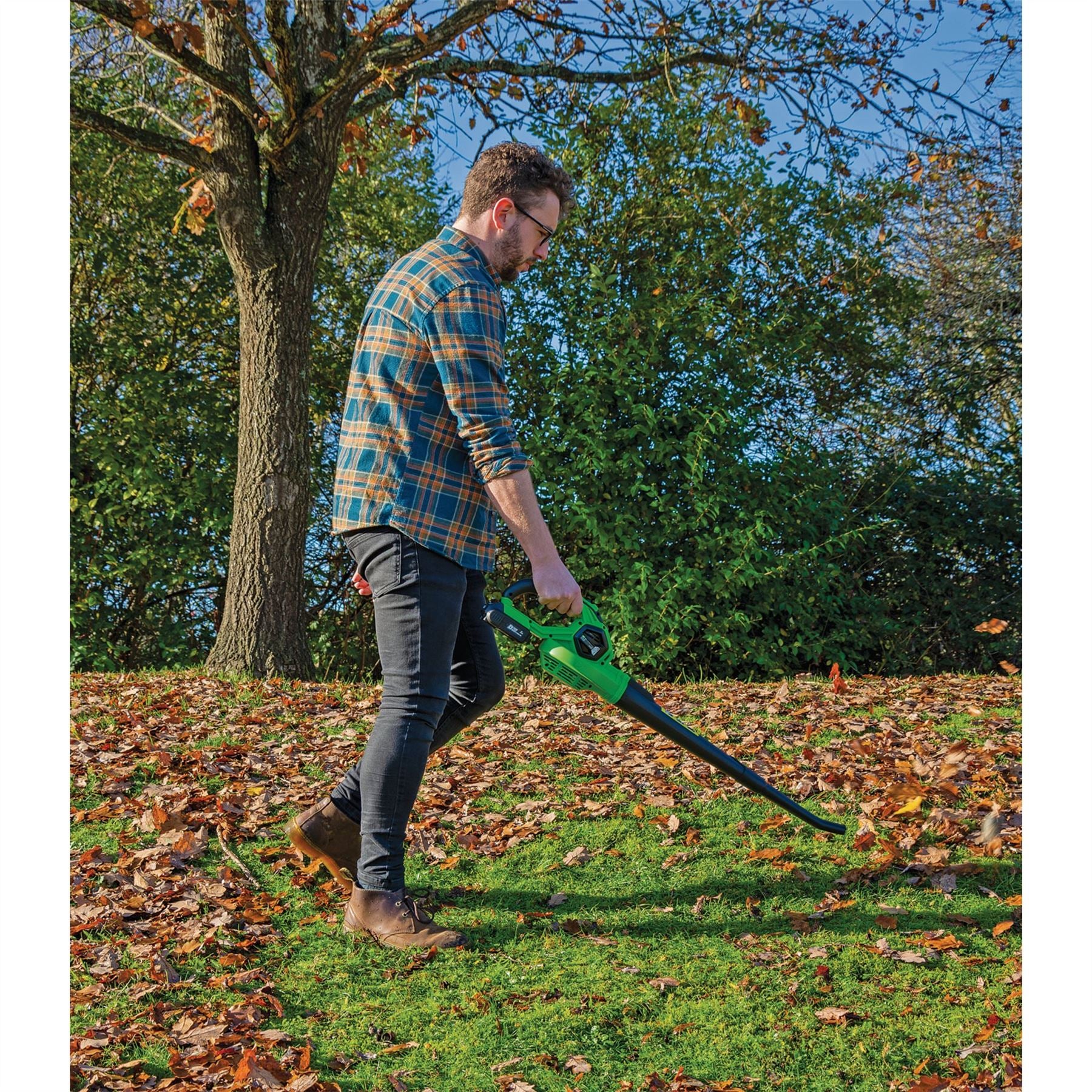 Draper 70526 D20 20V Leaf Blower 1 x 2.0Ah Battery 1 x Charger Draper