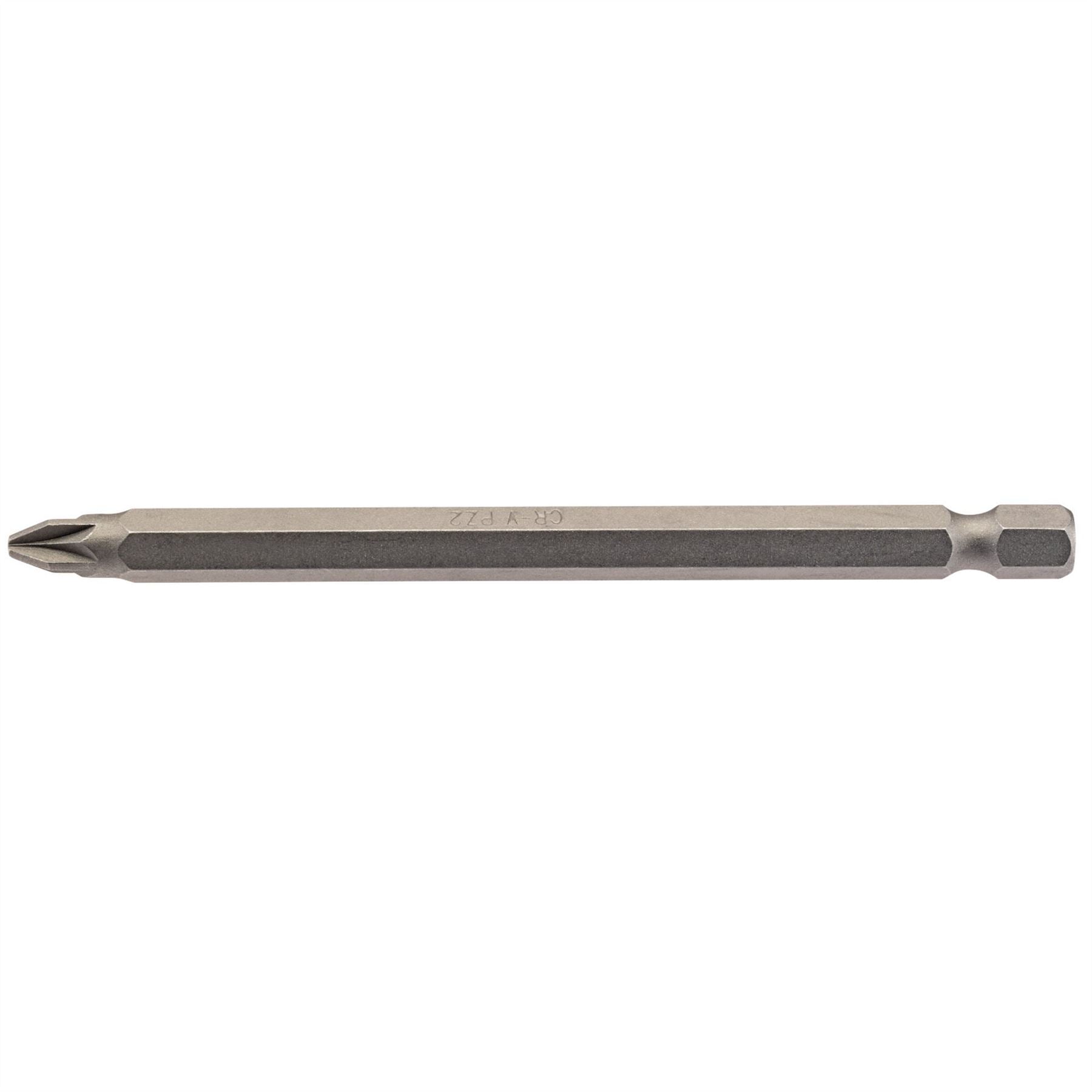 Draper 64362 PZ Type Insert Bit 1/4" Hex 100mm Long No.2 Pack of 1 Draper