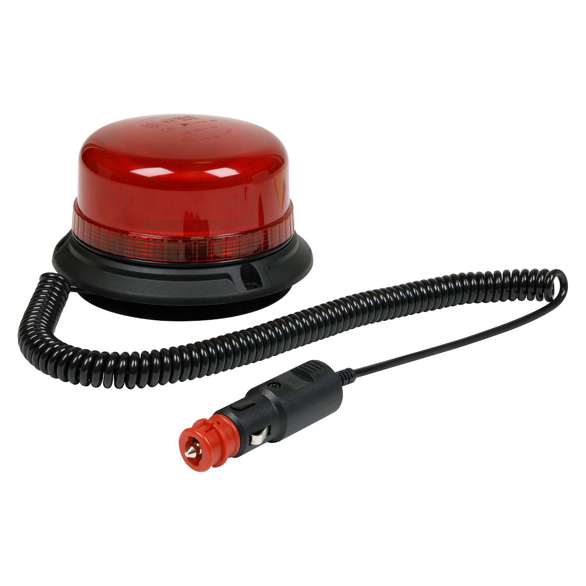 Sealey WB954LEDR Warning Beacon SMD LED 12/24V Magnetic Fixing - Red Sealey