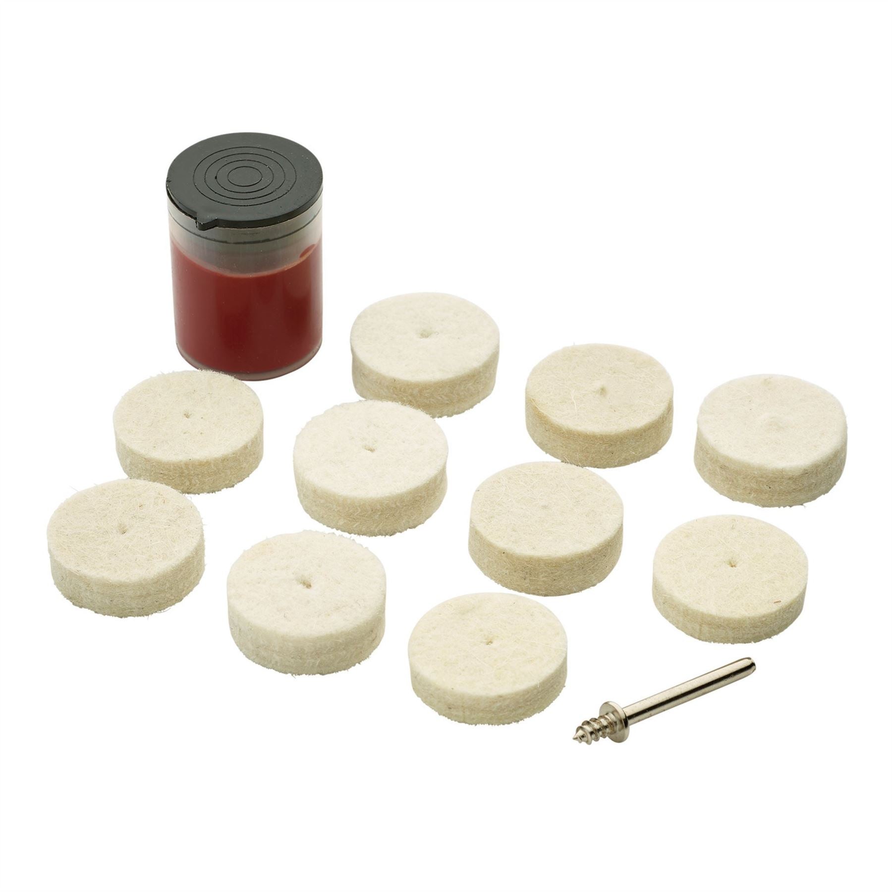 Draper 08958 Polishing Wheels Set for D20 Engraver/Grinder 12 Piece Draper