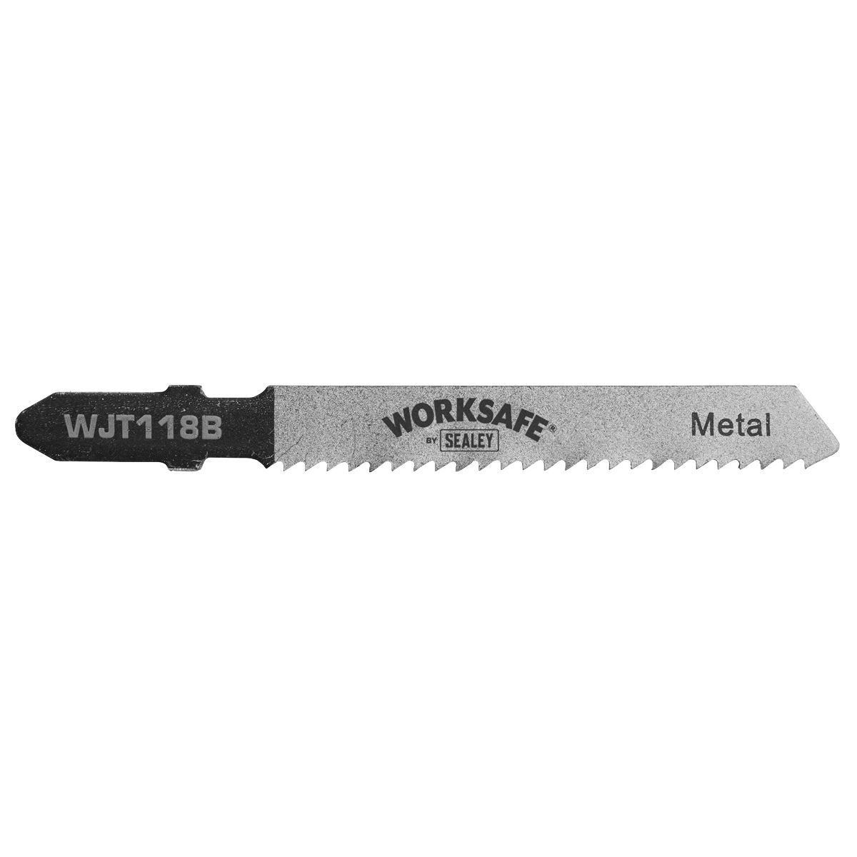 Sealey WJT118B Jigsaw Blade Metal 55mm 12tpi - Pack of 5 Sealey