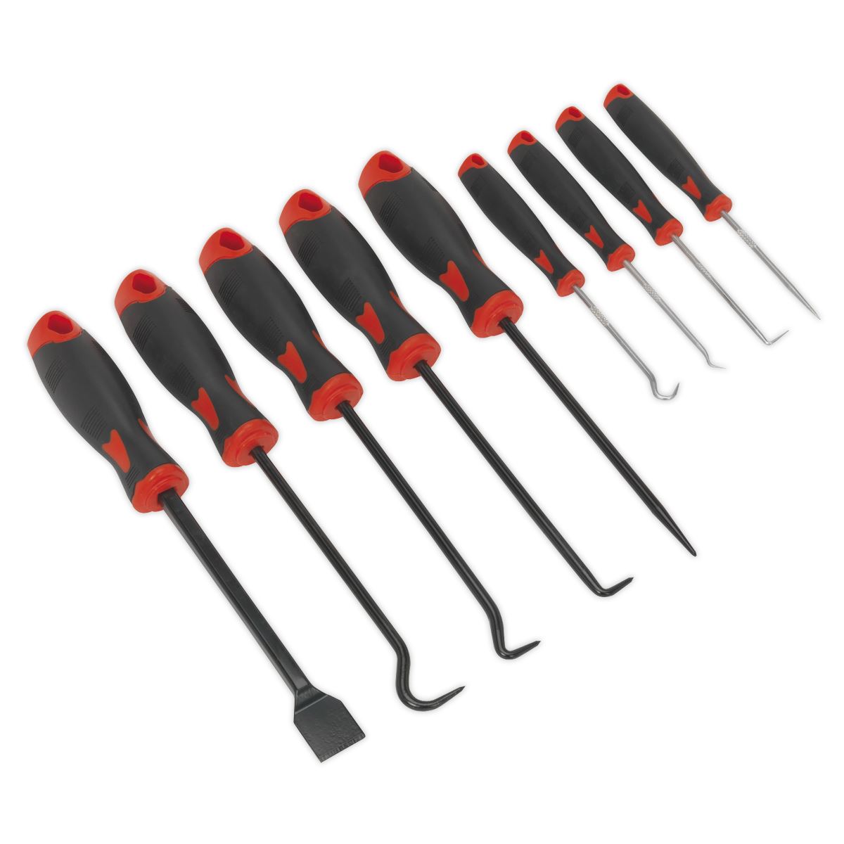 Sealey AK5209 Scraper & Hook Set 9pc Sealey
