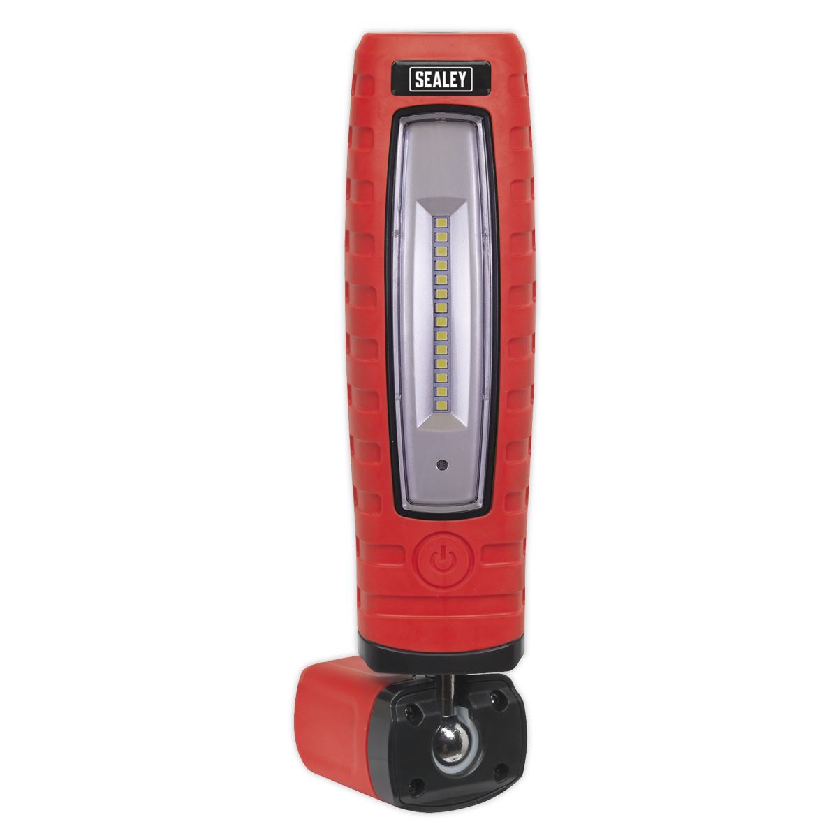 Sealey LED360R Rechargeable 360° Inspection Light 8W & 3W SMD LED Red Lithium-ion Sealey