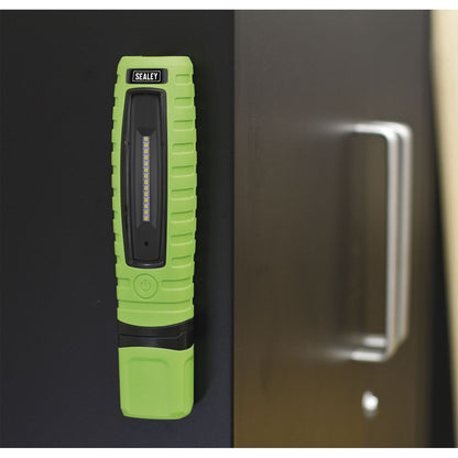 Sealey LED360G Rechargeable 360° Inspection Light 8W & 3W SMD LED - Green Sealey