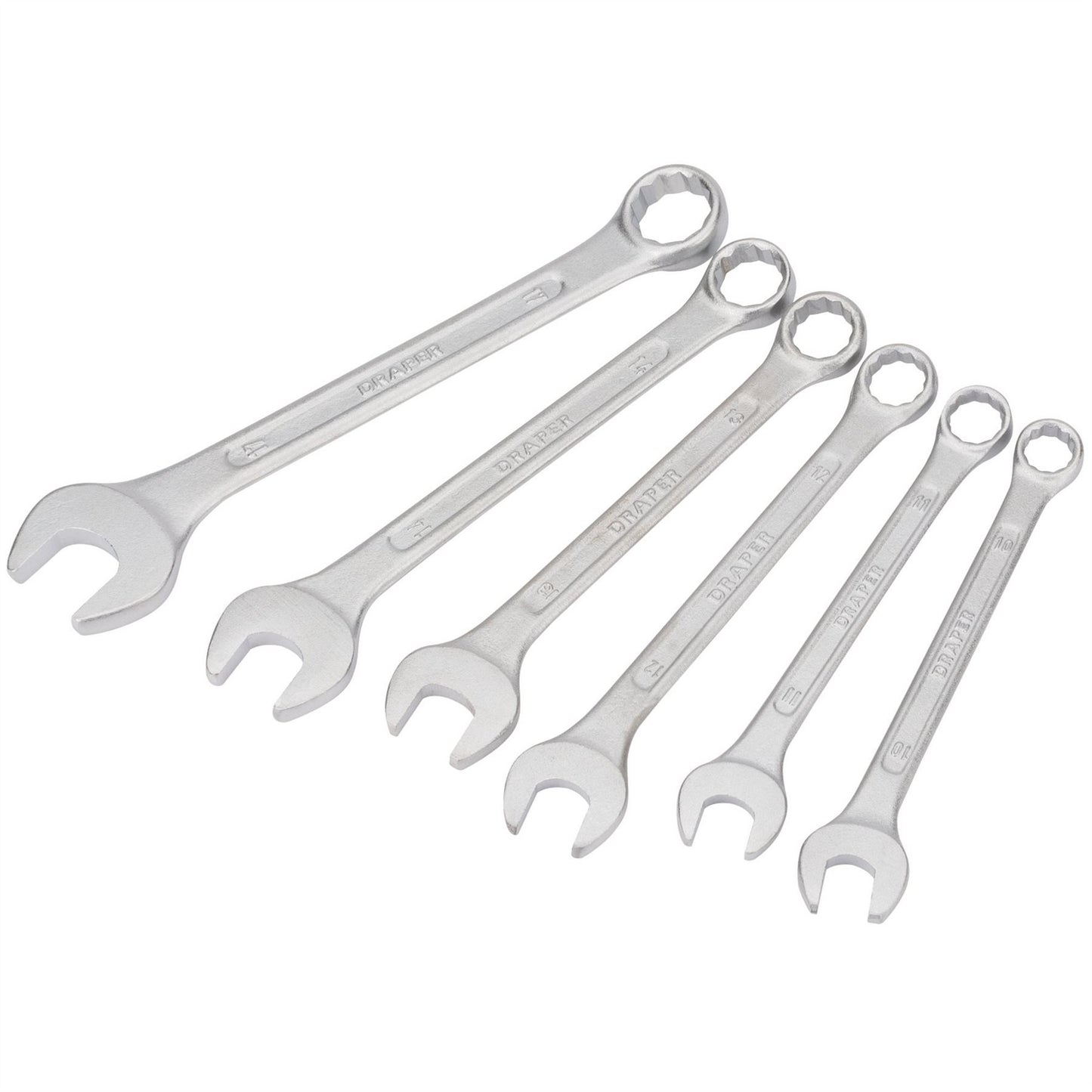 Draper 68479 Redline® Metric Combination Spanner Set 10 - 17mm 6 Piece Draper