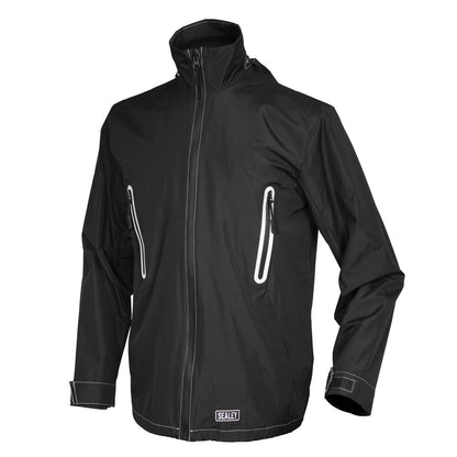 Sealey WPHJ01 Heated Rain Jacket 5V - Small Sealey