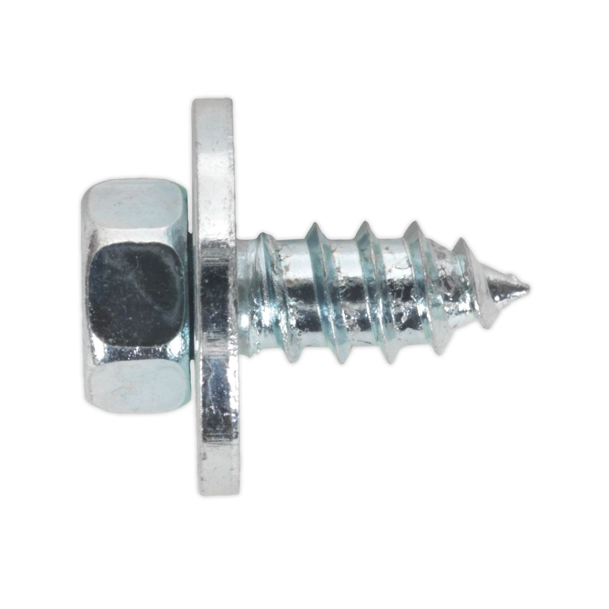 Sealey ASW121 Acme Screw with Captive Washer #12 x 1/2" Zinc Pack of 50 Sealey