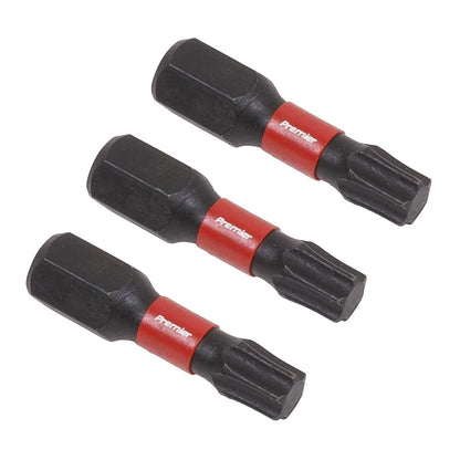 Sealey AK8219 TRX-Star* T27 Impact Power Tool Bits 25mm - 3pc Sealey