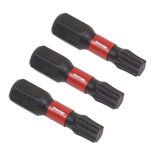 Sealey AK8219 TRX-Star* T27 Impact Power Tool Bits 25mm - 3pc Sealey