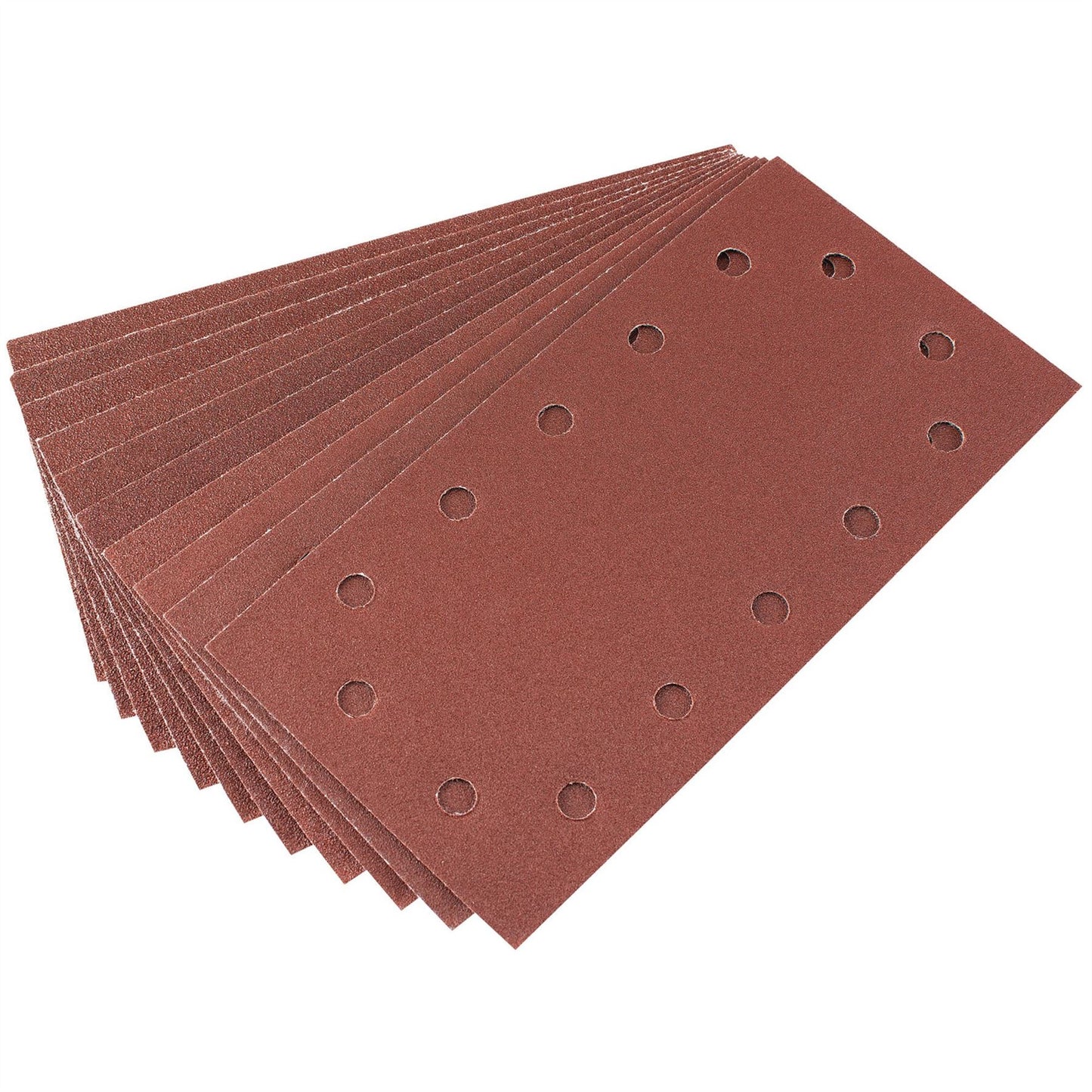 Draper 92296 Assorted Aluminium Oxide Sanding Sheets 115 x 227mm Pack of 10 Draper