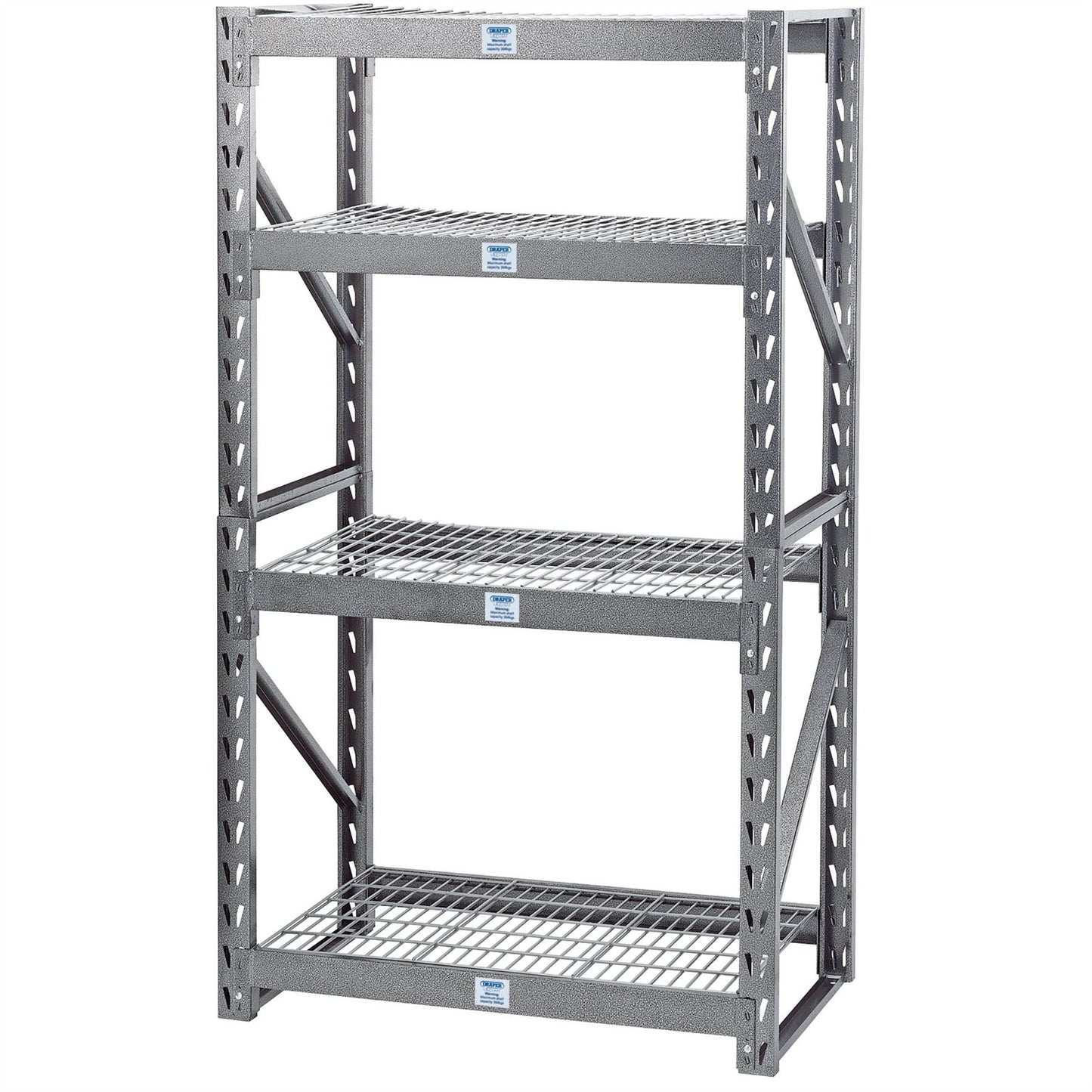 Draper 05230 Expert Heavy Duty Steel 4 Shelving Unit 1040 x 610 x 1830mm Draper