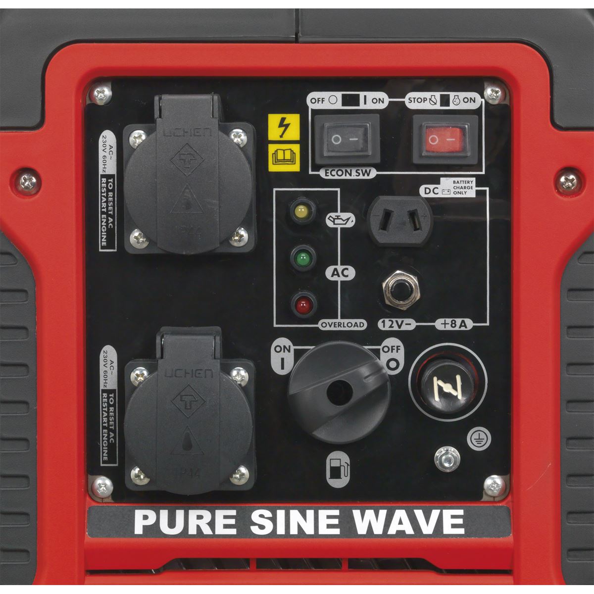 Sealey G2000I Inverter Generator 2000W 230V 4-Stroke Engine Sealey