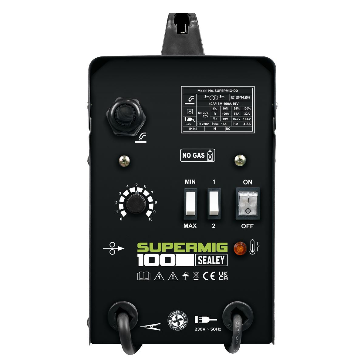 Sealey SUPERMIG100 Gasless MIG Welder 100A 230V Sealey