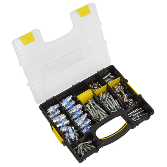 Sealey AC110K Air Coupling Kit 110pc Sealey