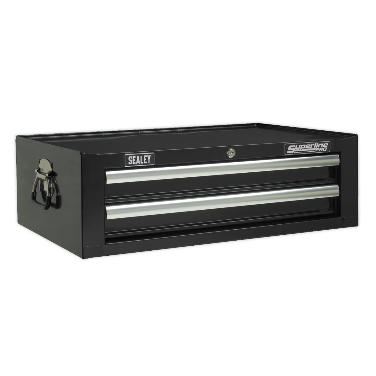 Sealey TBTPCOMBO2 Tool Chest Combination 14 Drawer with Ball-Bearing Slides - Black & 446pc Tool Kit Sealey
