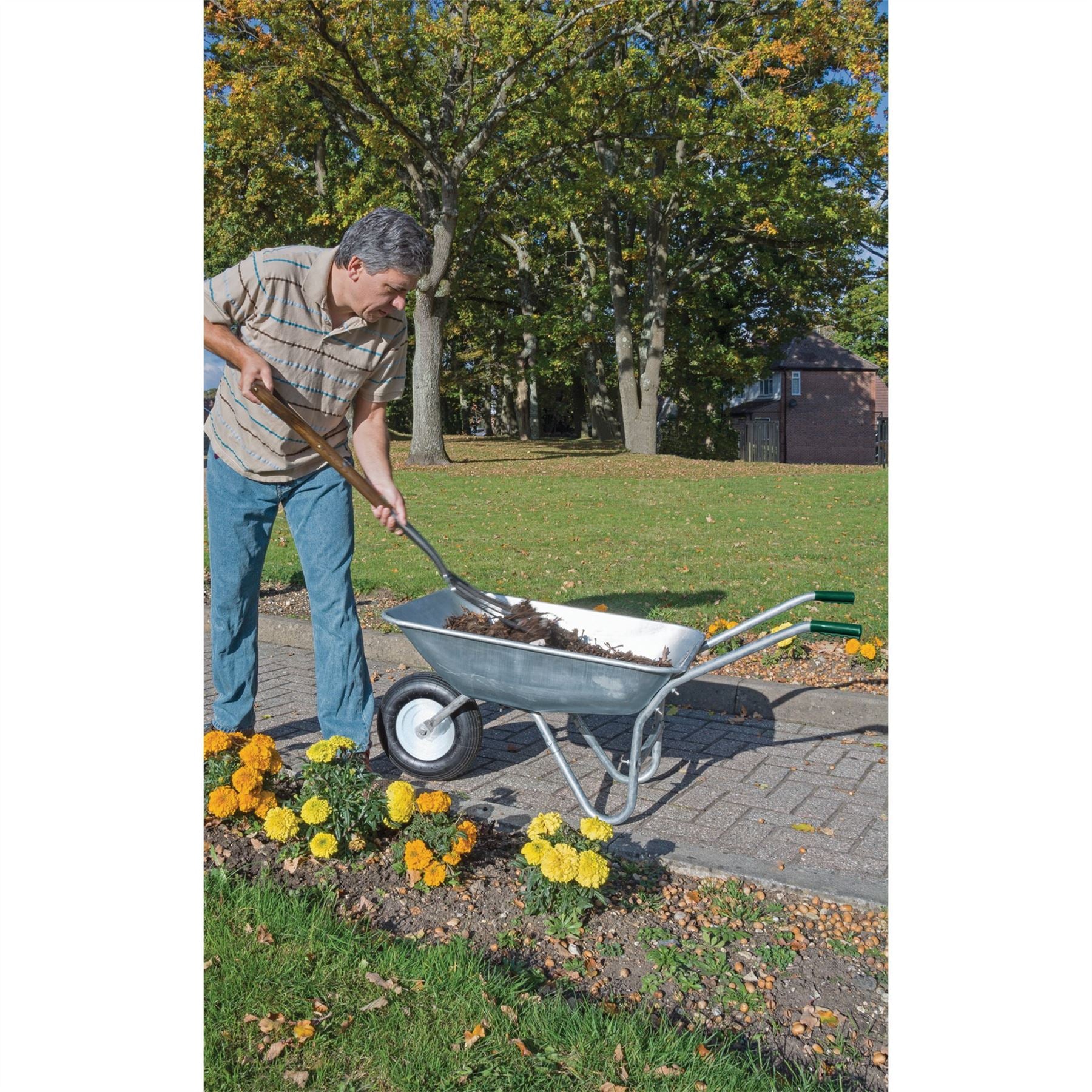 Draper 31619 Galvanised Wheelbarrow 65L Draper