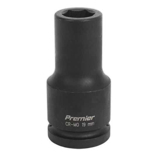 Sealey IS3419D Impact Socket 19mm Deep 3/4"Sq Drive Sealey