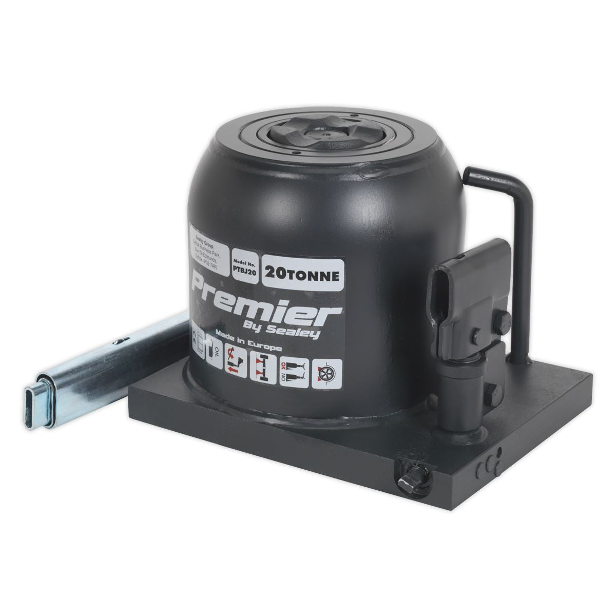 Sealey PTBJ20 Premier Telescopic Bottle Jack 20 Tonne Sealey