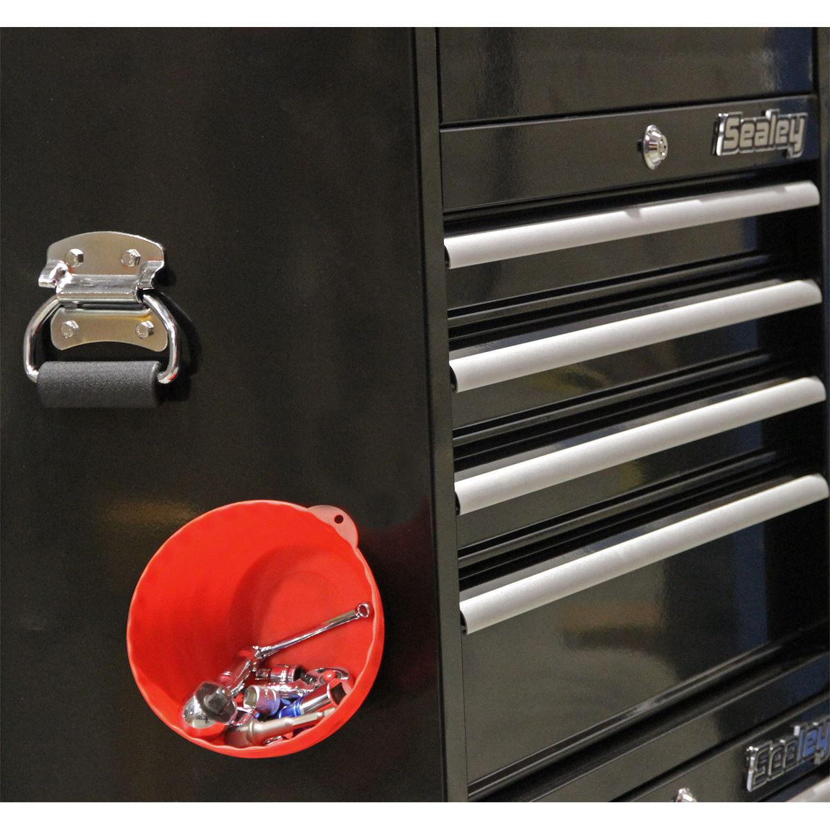 Sealey AK2319 Magnetic Collector Ø150mm Red Sealey