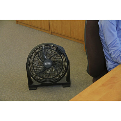 Sealey SFF16 Desk/Floor Fan 3-Speed 16" 230V Sealey