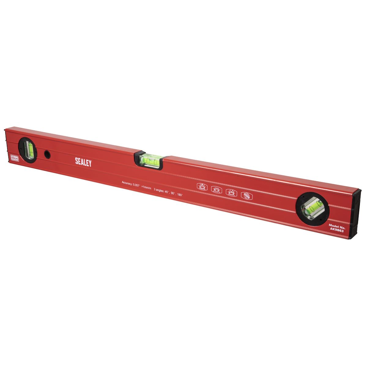 Sealey AK9863 Spirit Level 600mm Sealey