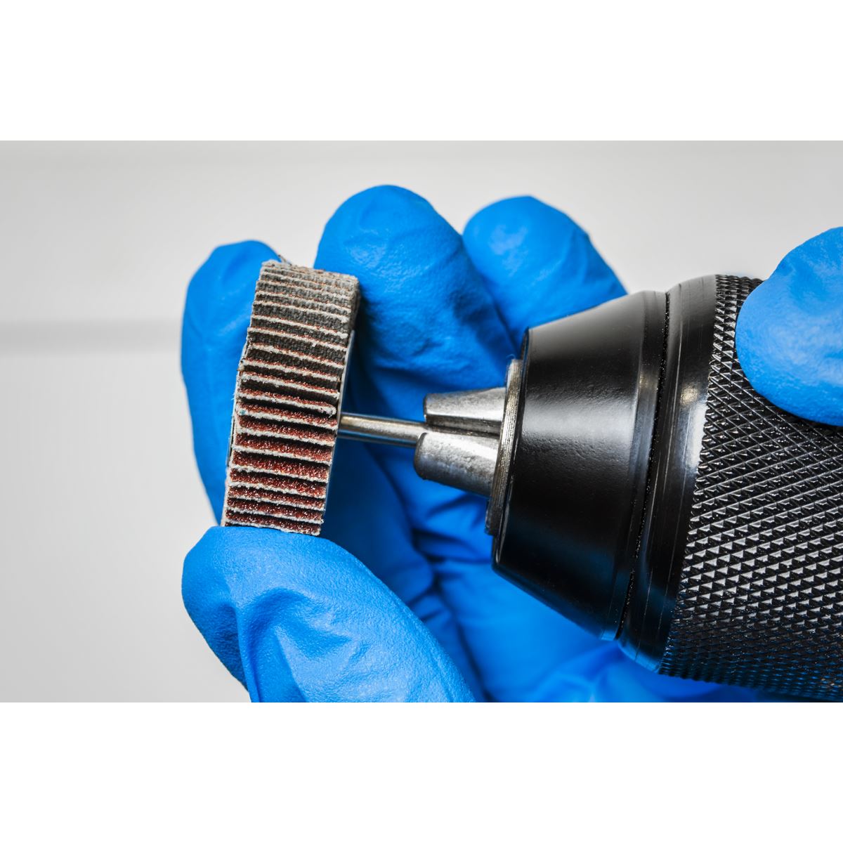 Sealey RTA7FW Rotary Tool Abrasive Flap Wheel Set 7pc Ø30mm Sealey