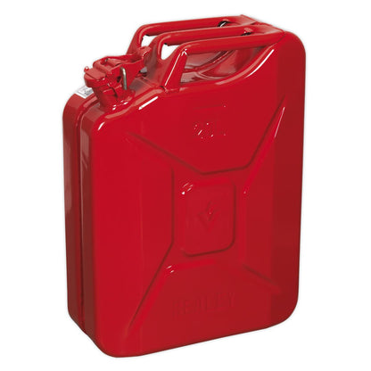 Sealey JC20 Jerry Can 20L - Red Sealey