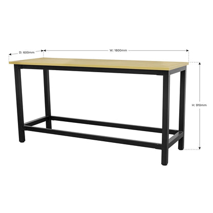 Sealey AP0618 Workbench 1.8m Steel with 25mm MDF Top Sealey