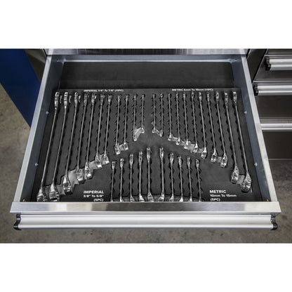 Siegen S01239 Combination Spanner Set 32pc - Metric/Imperial Sealey