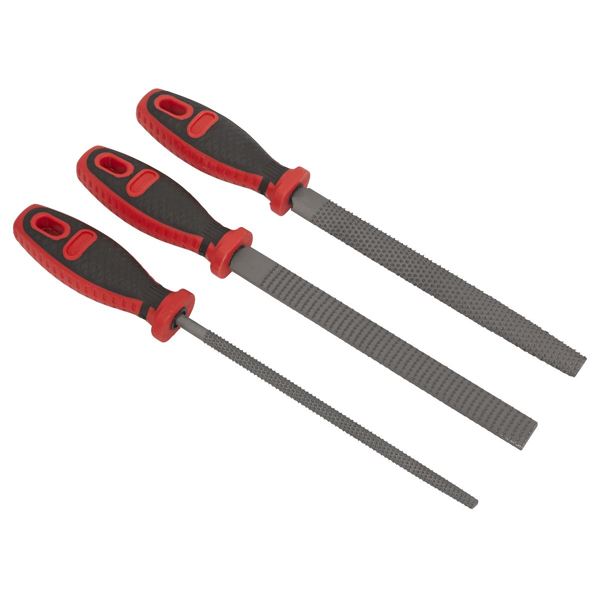 Sealey AKR03 Rasp File Set 3pc Sealey