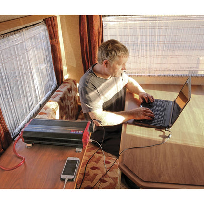 Sealey PI2000 Power Inverter Modified Sine Wave 2000W 12V DC - 230V ~ 50Hz Sealey