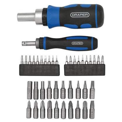 Draper 46479 Ratchet Screwdriver and Bit Set 42 Piece Draper