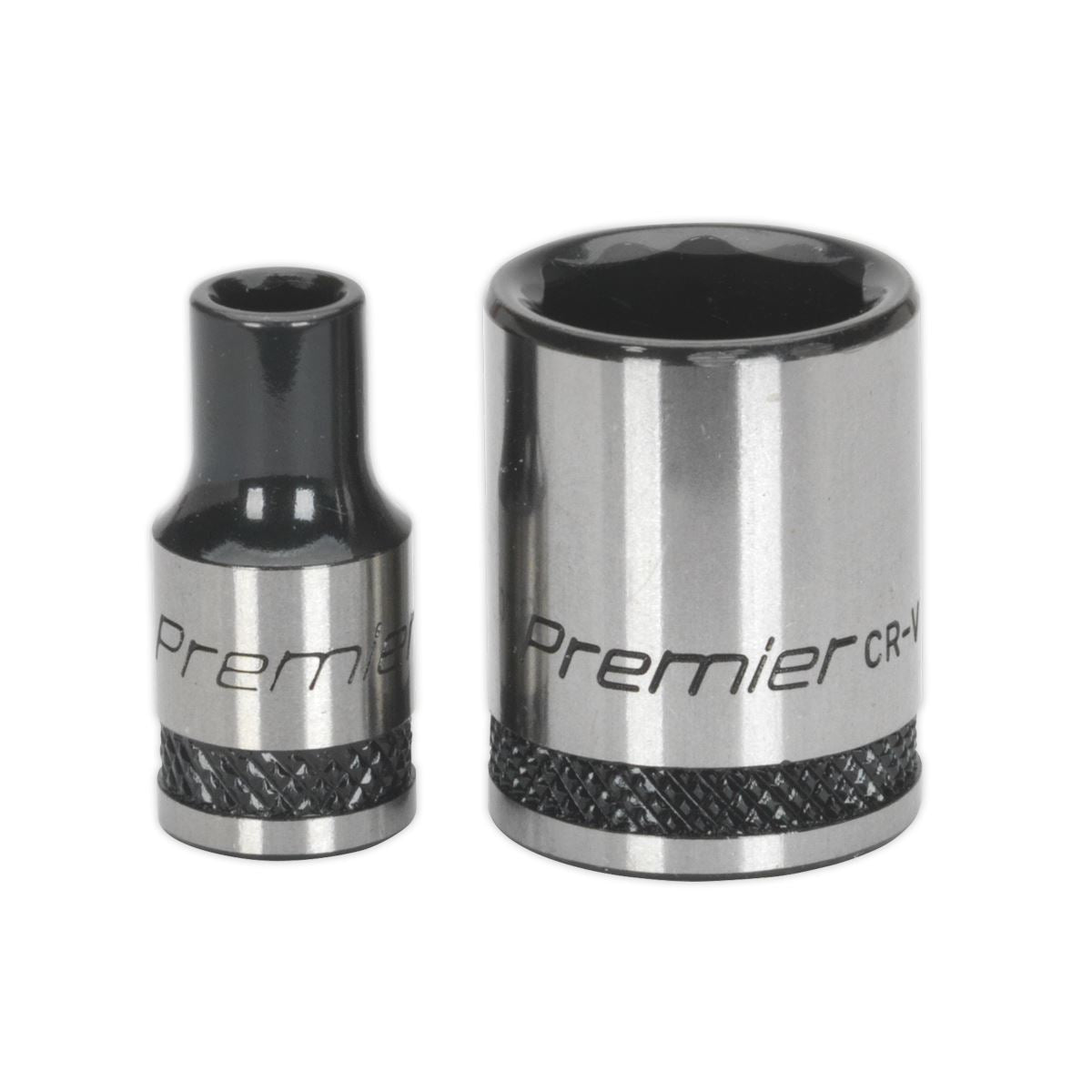 Sealey AK7970 Socket Set 32pc 1/4"Sq Drive 6pt WallDrive® Metric Premier Black Sealey