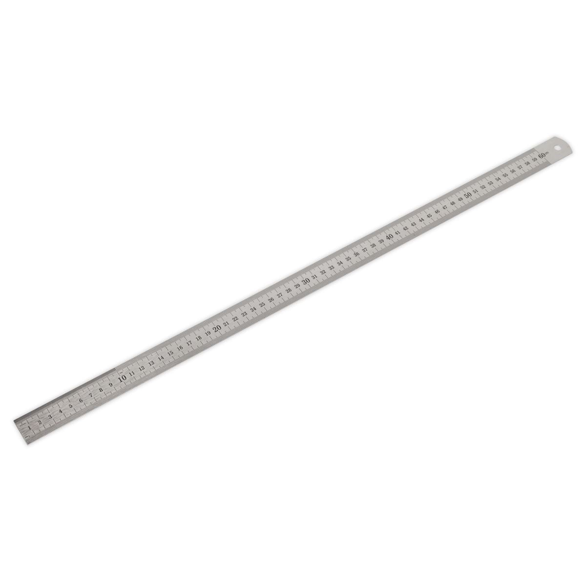 Sealey AK9642 Stainless Steel Rule 24" (600mm) Sealey