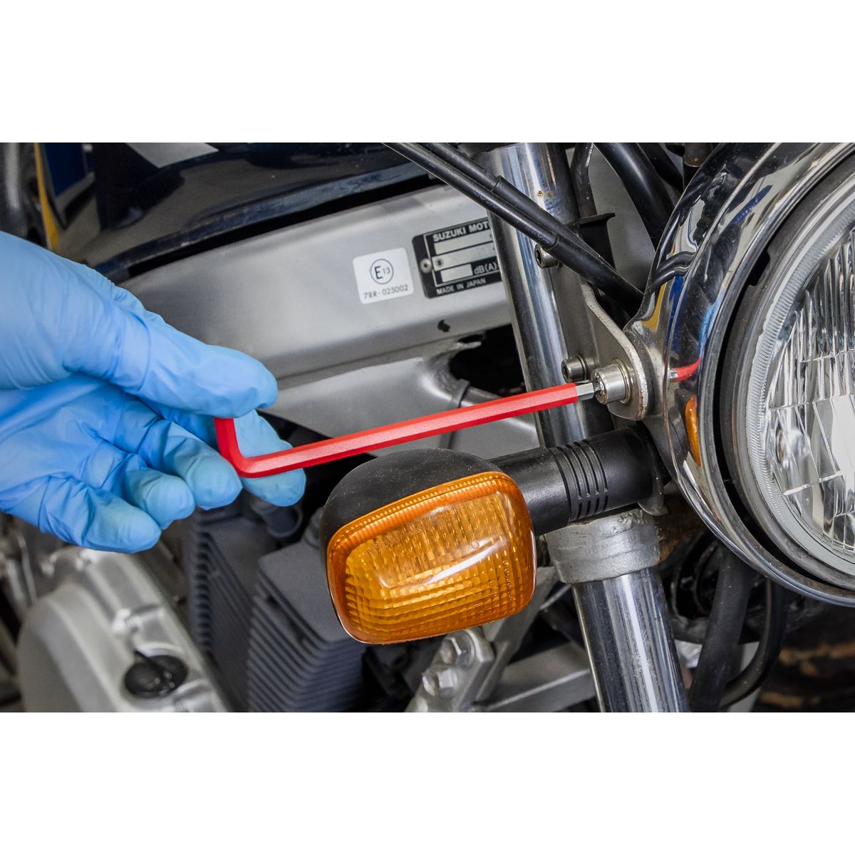 Sealey AK7190DB Ball-End Hex Key Set 9pc Colour-Coded Long Metric - Display Box of 10 Sealey