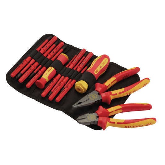 Draper 94860 XP1000® VDE Slimline Interchangeable Screwdriver and Pliers Set 14 Piece Draper