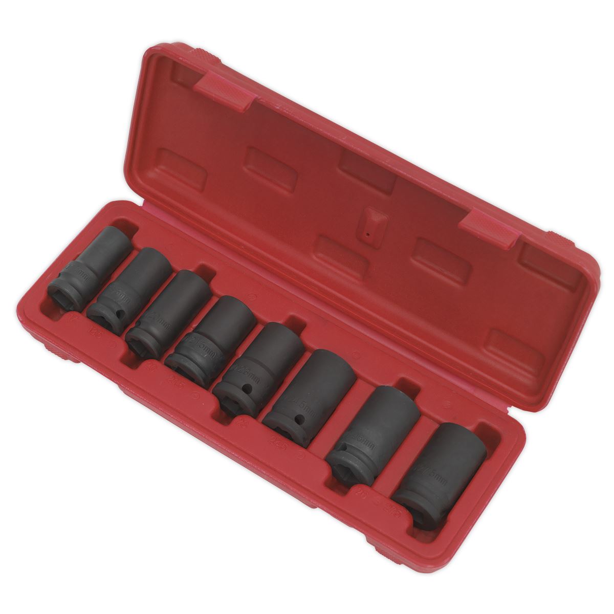 Sealey SX202 Locking Wheel Nut Removal Set 8pc 1/2"Sq Drive Sealey