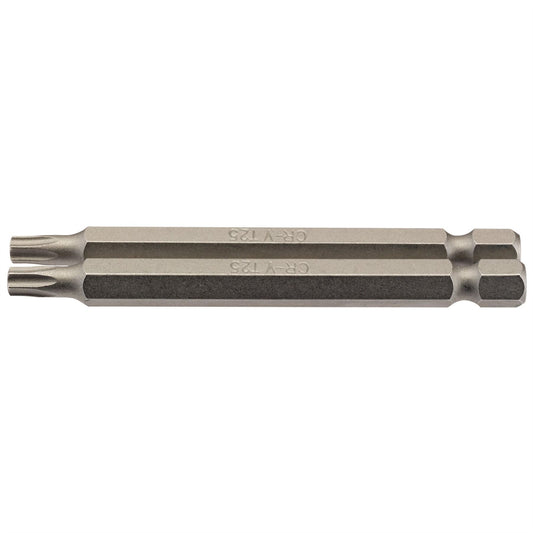 Draper 66849 TX-STAR® Insert Bit 1/4" Hex 75mm Long T25 Pack of 2 Draper