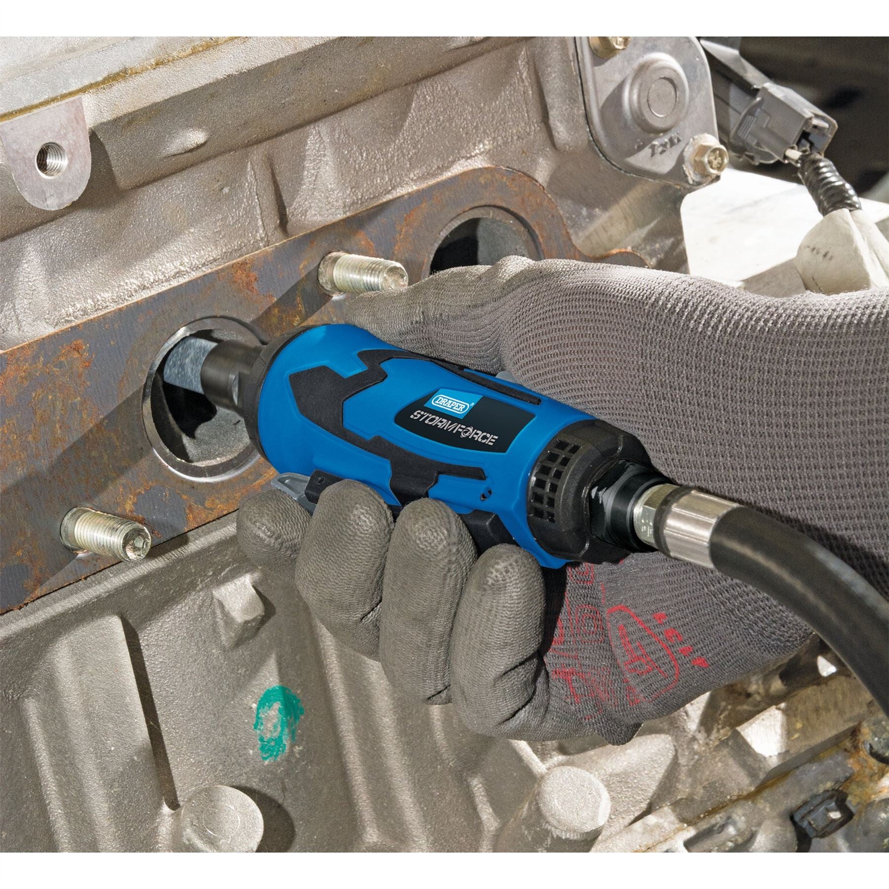 Draper 65130 Storm Force® Composite Straight Mini Air Die Grinder 6mm Draper