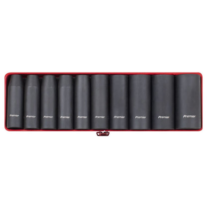 Sealey AK58/11M Impact Socket Set 10pc 1/2"Sq Drive Deep Metric Sealey