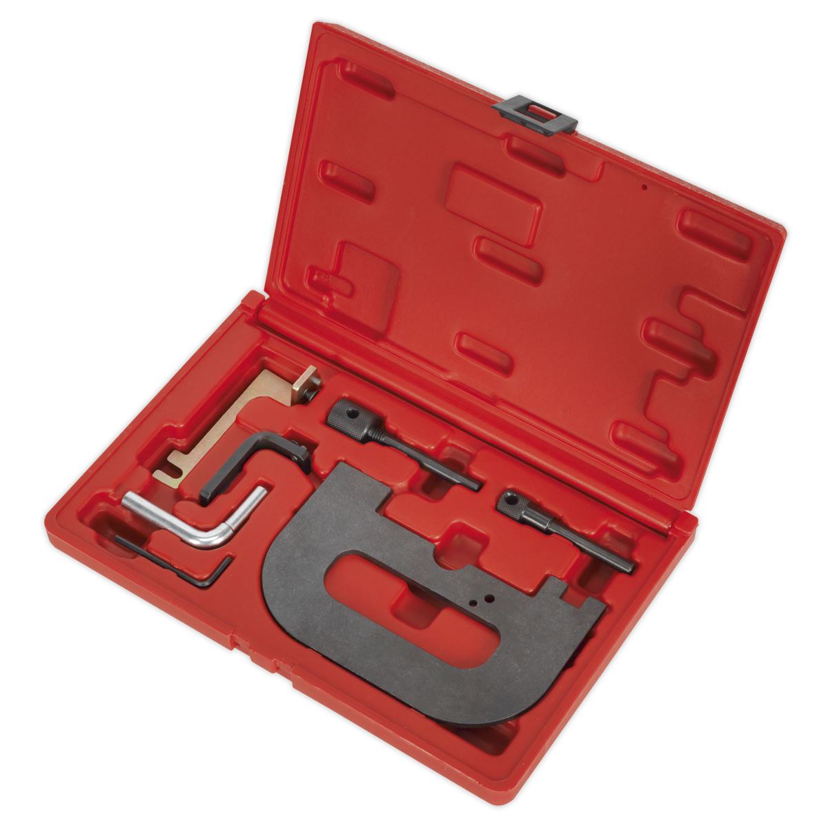 Sealey VSE5071A Petrol Engine Timing Tool Kit - for Renault 1.4/1.6/1.8/2.0 K4J/K4M/F4P/F4R(t) - Belt Drive Sealey