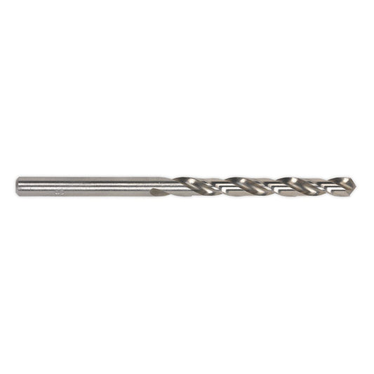 Sealey DB035FG HSS Fully Ground Drill Bit Ø3.5mm Pack of 10 Sealey